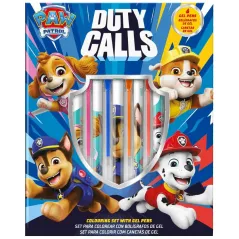 Długopisy żelowe z książeczką z zadaniami Paw Patrol, Kids