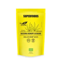 NASIONA KONOPI ŁUSKANE BIO 200 g - BIO PLANET SUPERFOODS