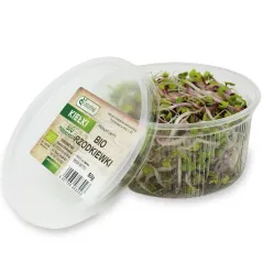 KIEŁKI RZODKIEWKI ŚWIEŻE BIO (około 50 g) [ZBIORCZE x3]
