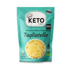 MAKARON (KONJAC) TAGLIATELLE BEZGLUTENOWY BIO 270 g (200 g) - KETO CHEF [ZBIORCZE x5]