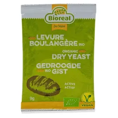 DROŻDŻE AKTYWNE SUSZONE BIO 9 g - BIOREAL [ZBIORCZE x9]
