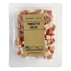 BOCZEK SUROWY (PANCETTA) KOSTKA BEZGLUTENOWY BIO 100 g - PRIMAVERA [ZBIORCZE x2]