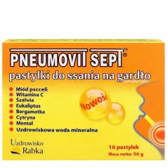 GORVITA Pneumovit sept pastylki na gardło x16