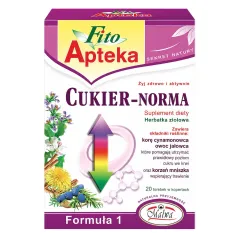 F1 Cukier-norma herbatka 20*2g MALWA