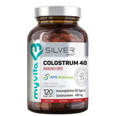 SILVER Colostrum 40 Immuno Forte standaryzowane 400mg, 120kaps. MyVita