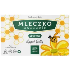 Mleczko pszczele 1500mg 10x10ml (fiolki) GINSENG POLAND