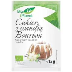 BIO PLANET Cukier z wanilią Bourbon BIO 15g