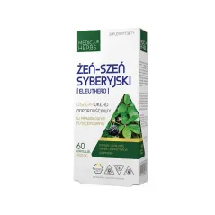 MEDICA HERBS Żeń-szeń syberyjski (Eleuthero) 400mg, 60kaps