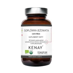 KENAY Soplówka jeżowata BIO 500mg, 60kaps. Lion's Mane