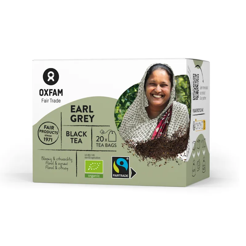 HERBATA CZARNA EARL GREY FAIR TRADE BIO (20 x 1,8 g) 36 g - OXFAM