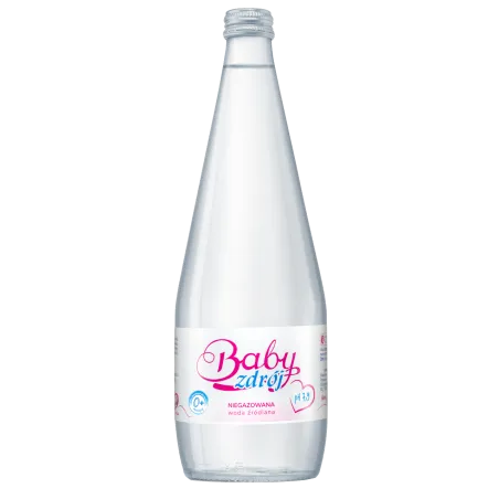 WODA ŹRÓDLANA NIEGAZOWANA 700 ml (SZKŁO) - AQUA EAST (BABY ZDRÓJ)