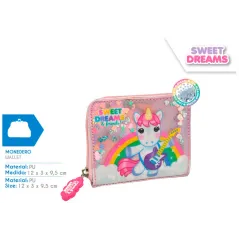 Portfel PCV srebrny Sweet Dreams (6x4), Kids